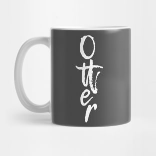 Otter in White Mug